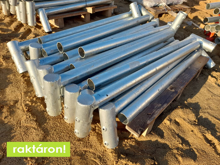 150 cm lámpakar egy oldali horganyzott acél oszlophoz