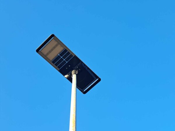 Horganyzott acél lámpaoszlop 6 méter+ 60W napelemes Prémium LED MK.2.0 utcai világítás szett - Image 2