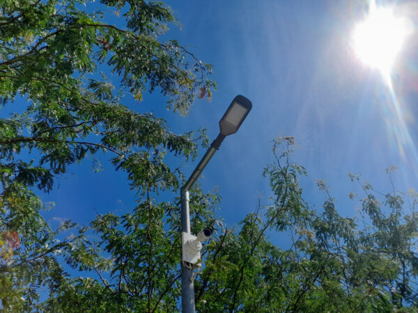 Horganyzott acél lámpaoszlop 4 méter+ 50W LED utcai világítás+alapvasalat szett - Image 3
