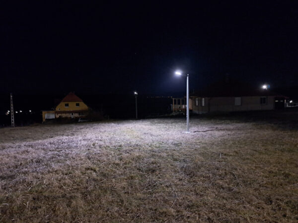 Kompozit lámpaoszlop 4 méter+40W napelemes lámpa komplett szett - Image 6