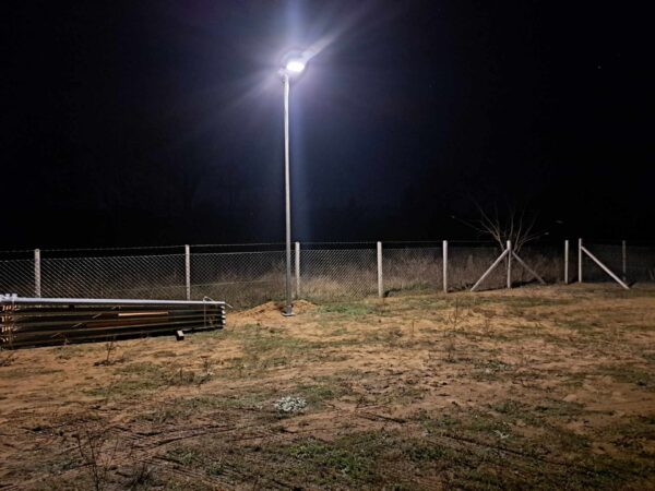 Horganyzott acél lámpaoszlop 6 méter+ 60W napelemes Prémium LED MK.2.0 utcai világítás szett - Image 5