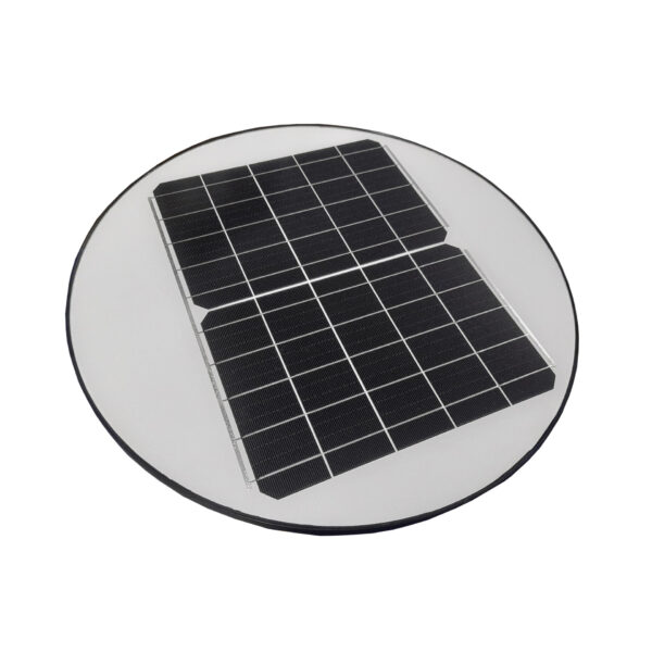 Aluminium lámpaoszlop 3 méter+ 15W napelemes lámpa szett - Image 5